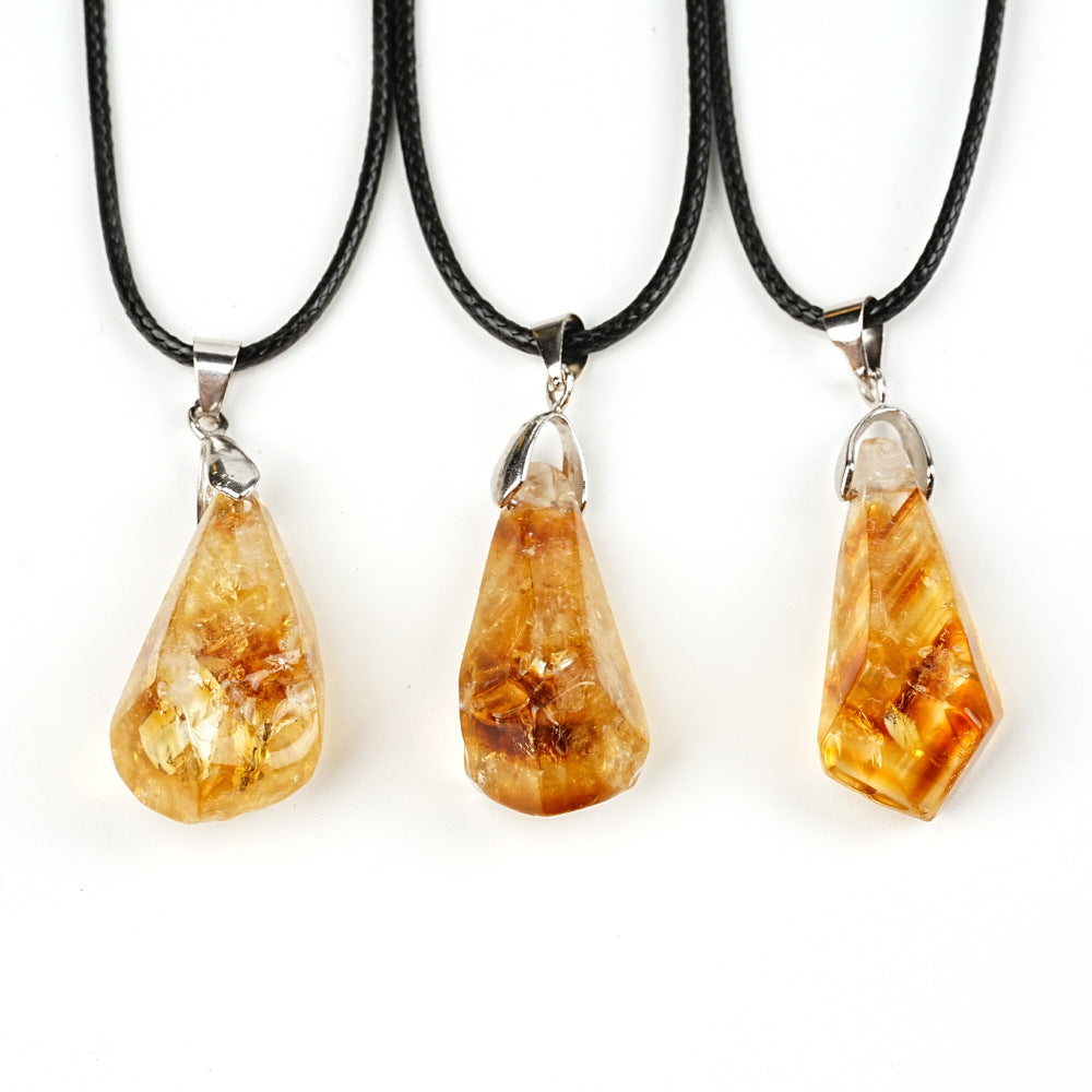 Citrine Light Cluster Pendant detail 4