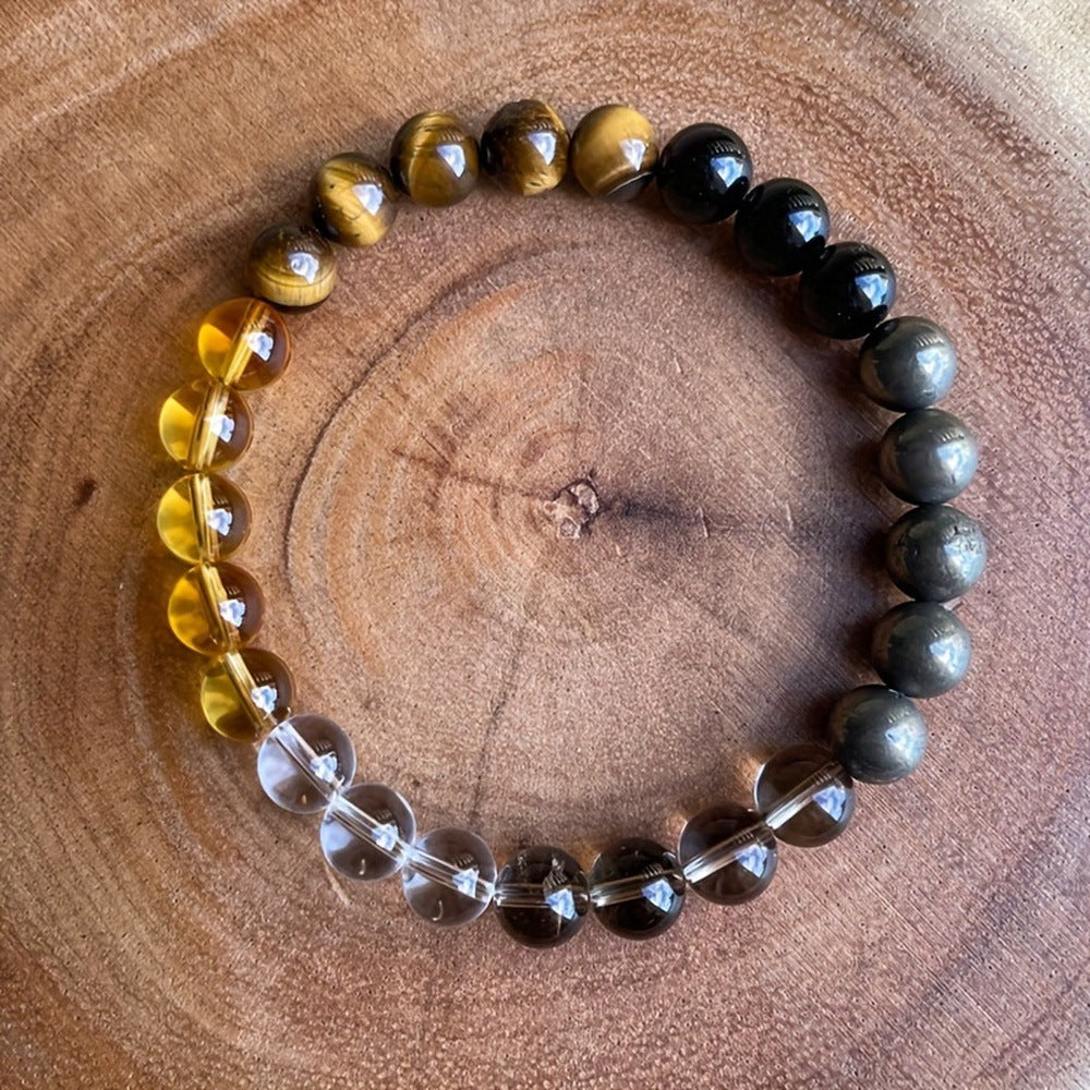 Woven Obsidian Anchor Bracelet detail 4