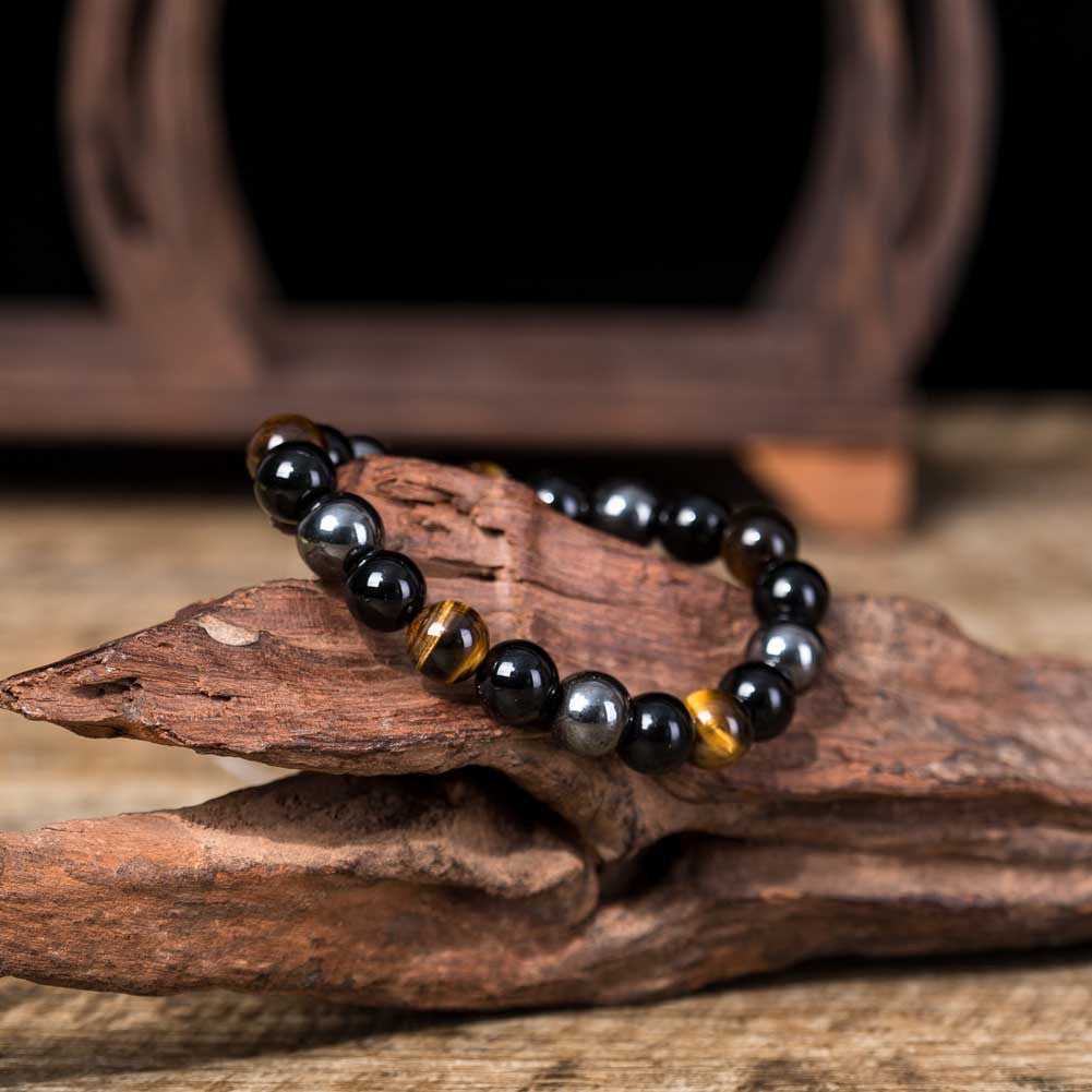 Tiger Eye Grounding Bracelet detail 4