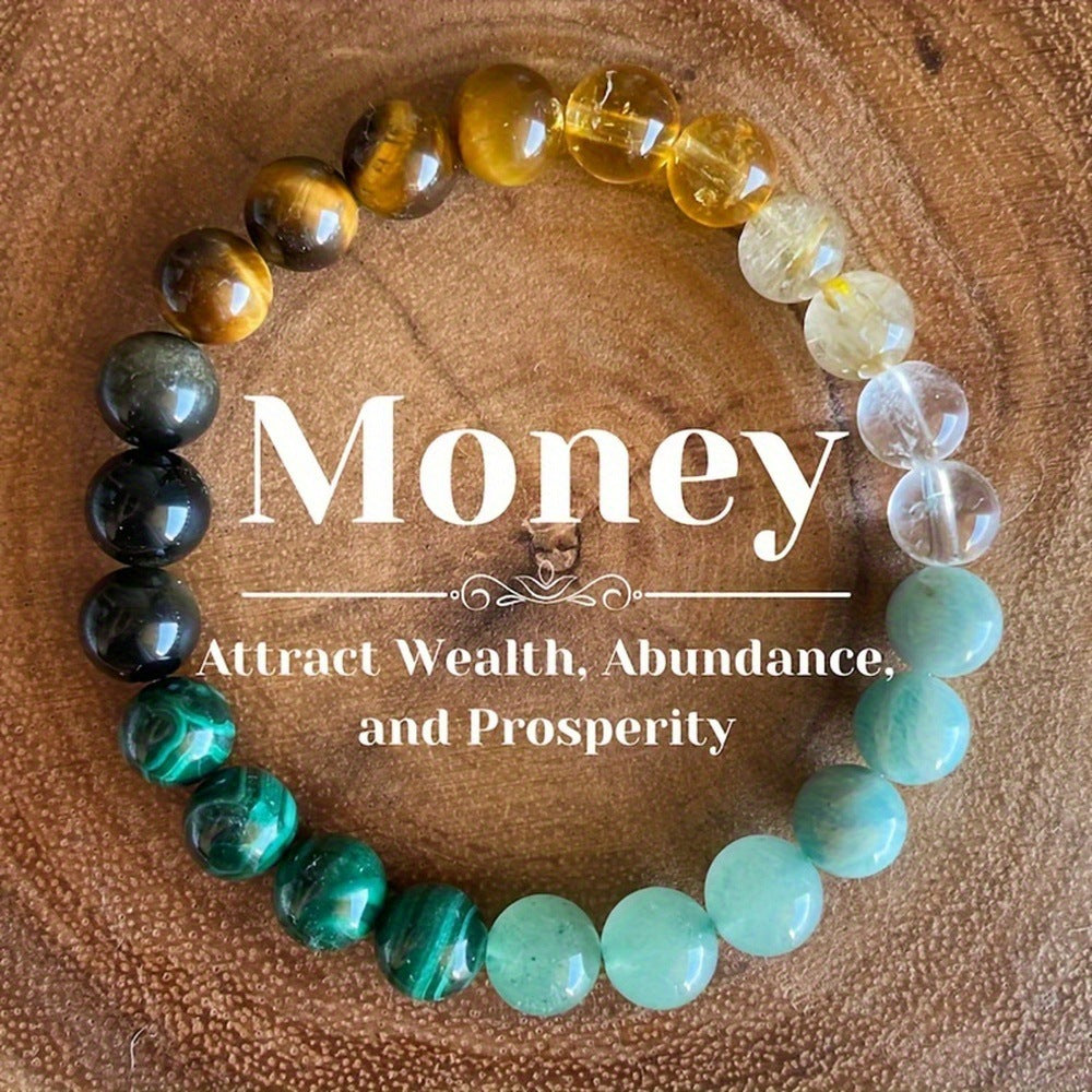 Citrine Malachite Balance Bracelet by LUMEWARD