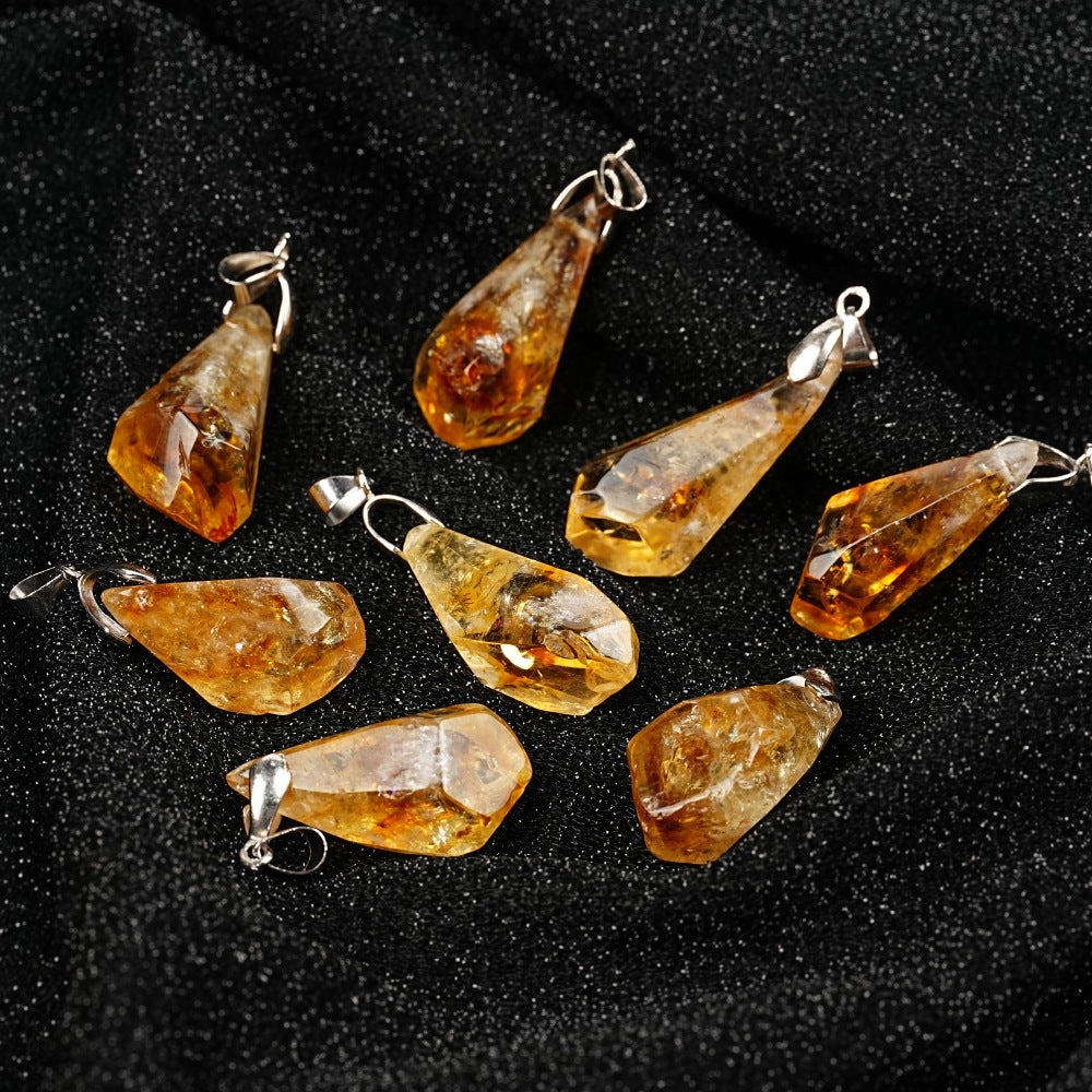 Citrine Light Cluster Pendant detail 2